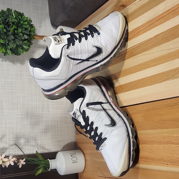 Nike Other - Nike Air Max 2009, Leather, White Black Red Silver, Casual Sneakers